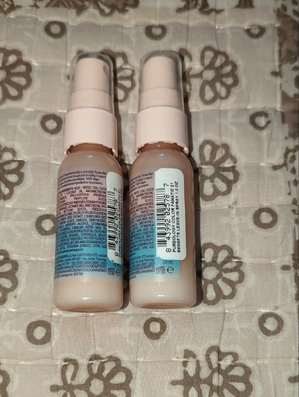 Bundle -Pureology Color Fanatic Multi-Benefit Serum - White/Pink Bottle.